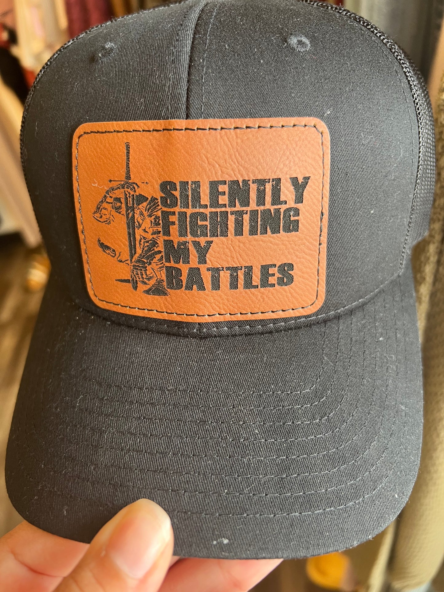 Silently Fighting My Battles Hat