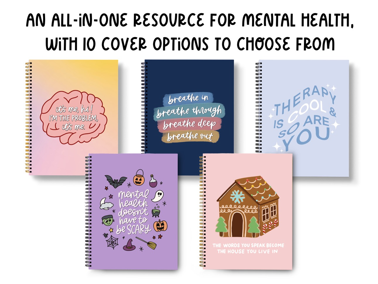 Mental Health Journal | Breathe In Breathe Out Cover: Small (5.5x8.5")