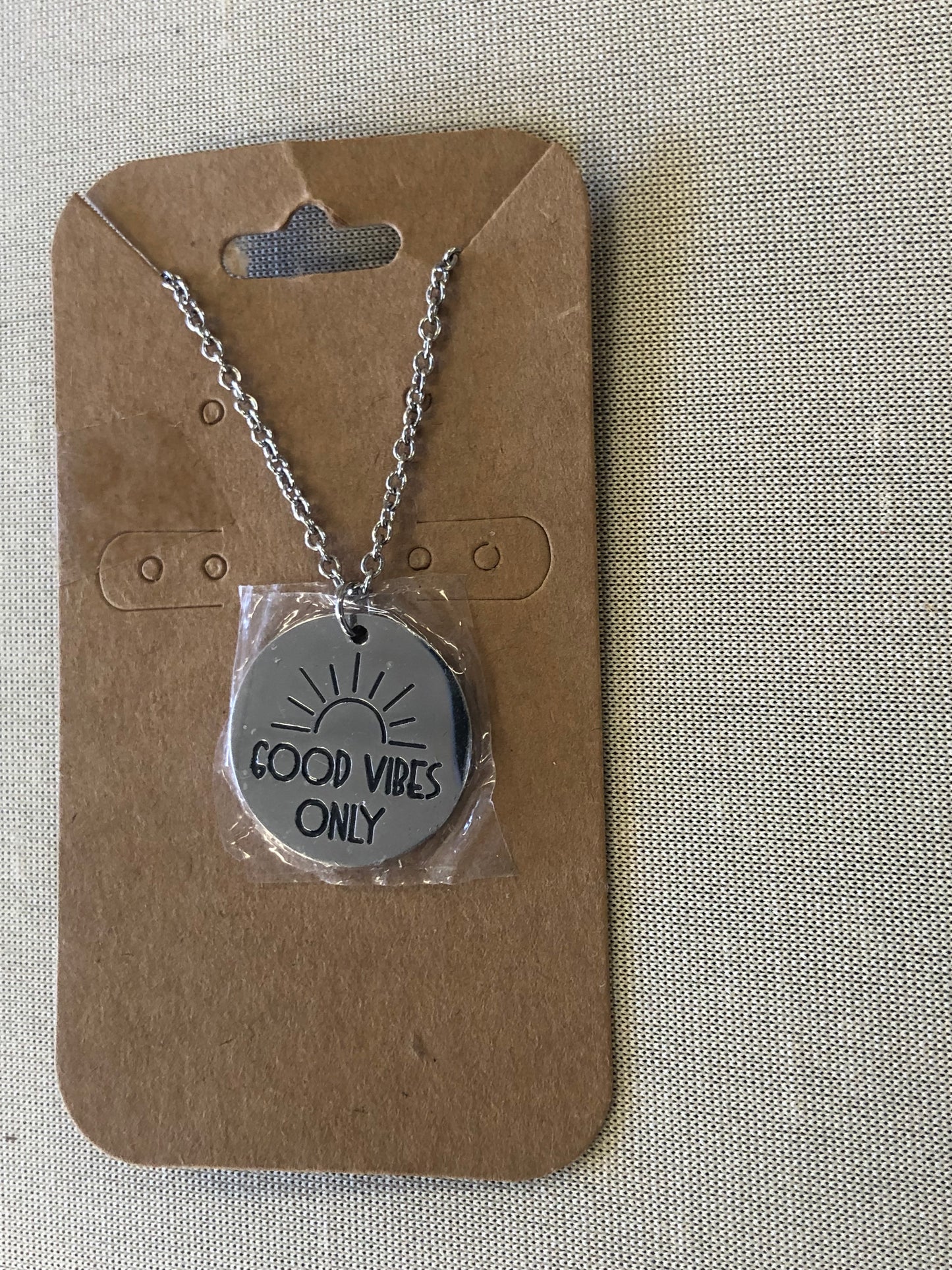 Good Vibes Only Necklace