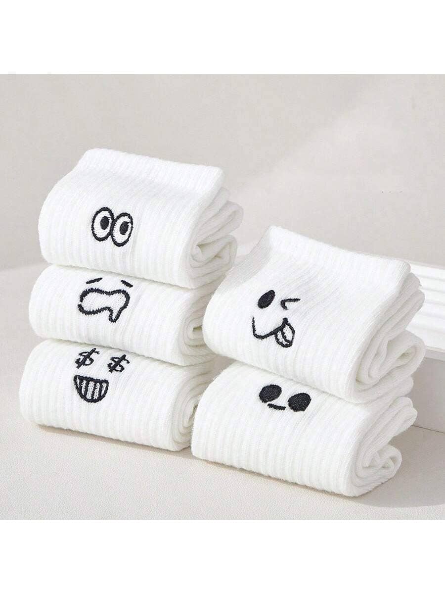 White Emotion Socks