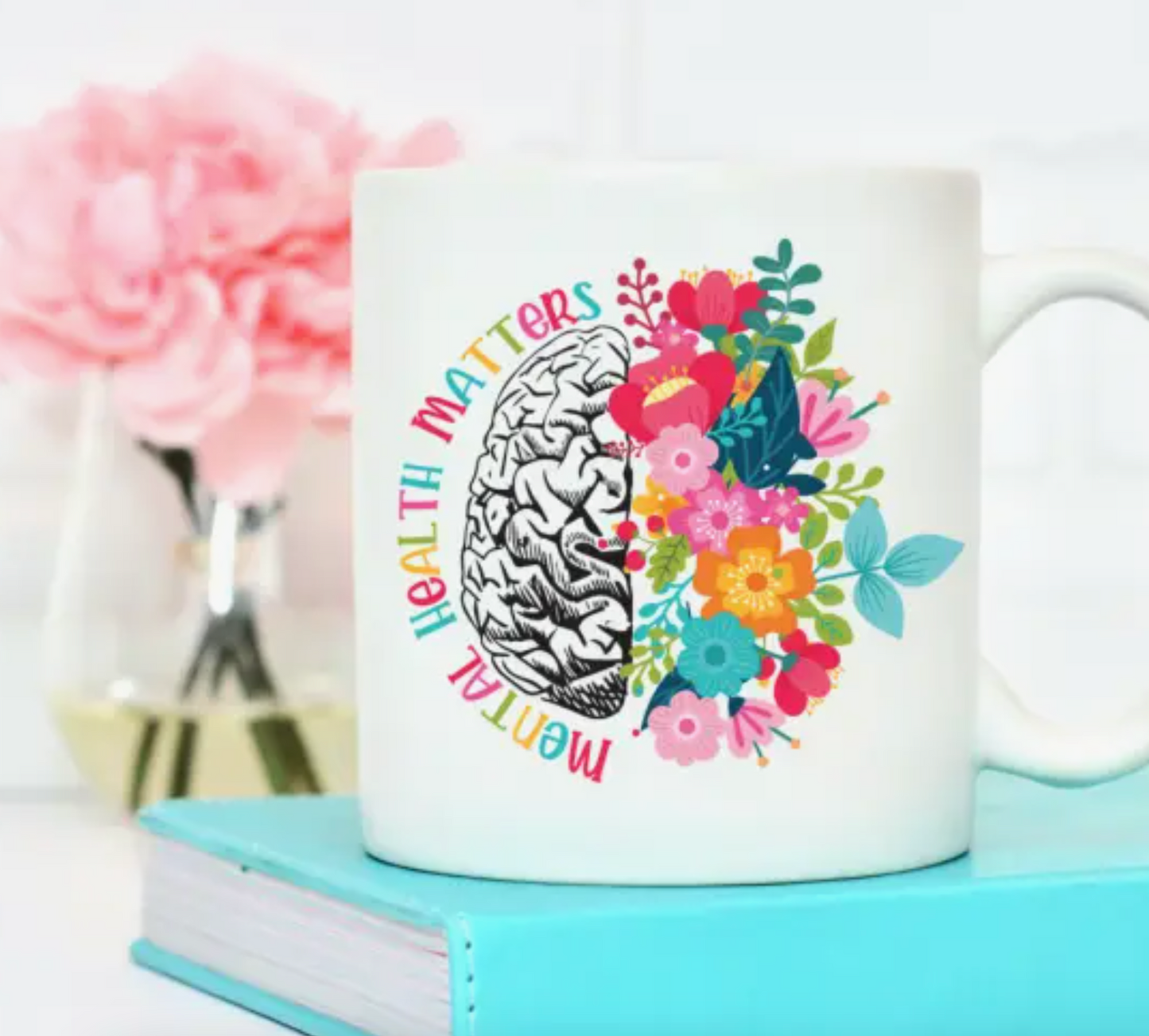Mental Health Brain/Coffee Mug