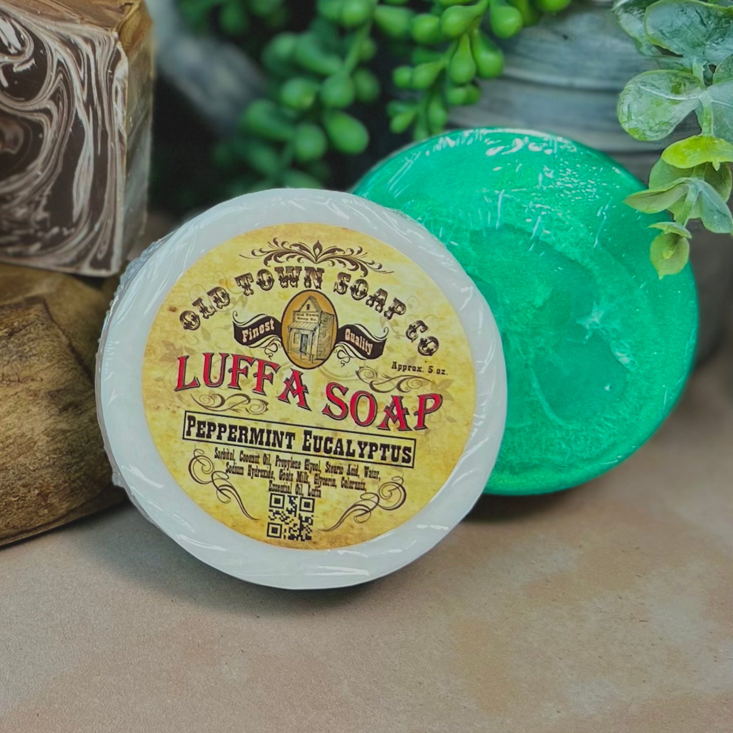 Luffa Soap -Goat's Milk Soap: Calming Waters