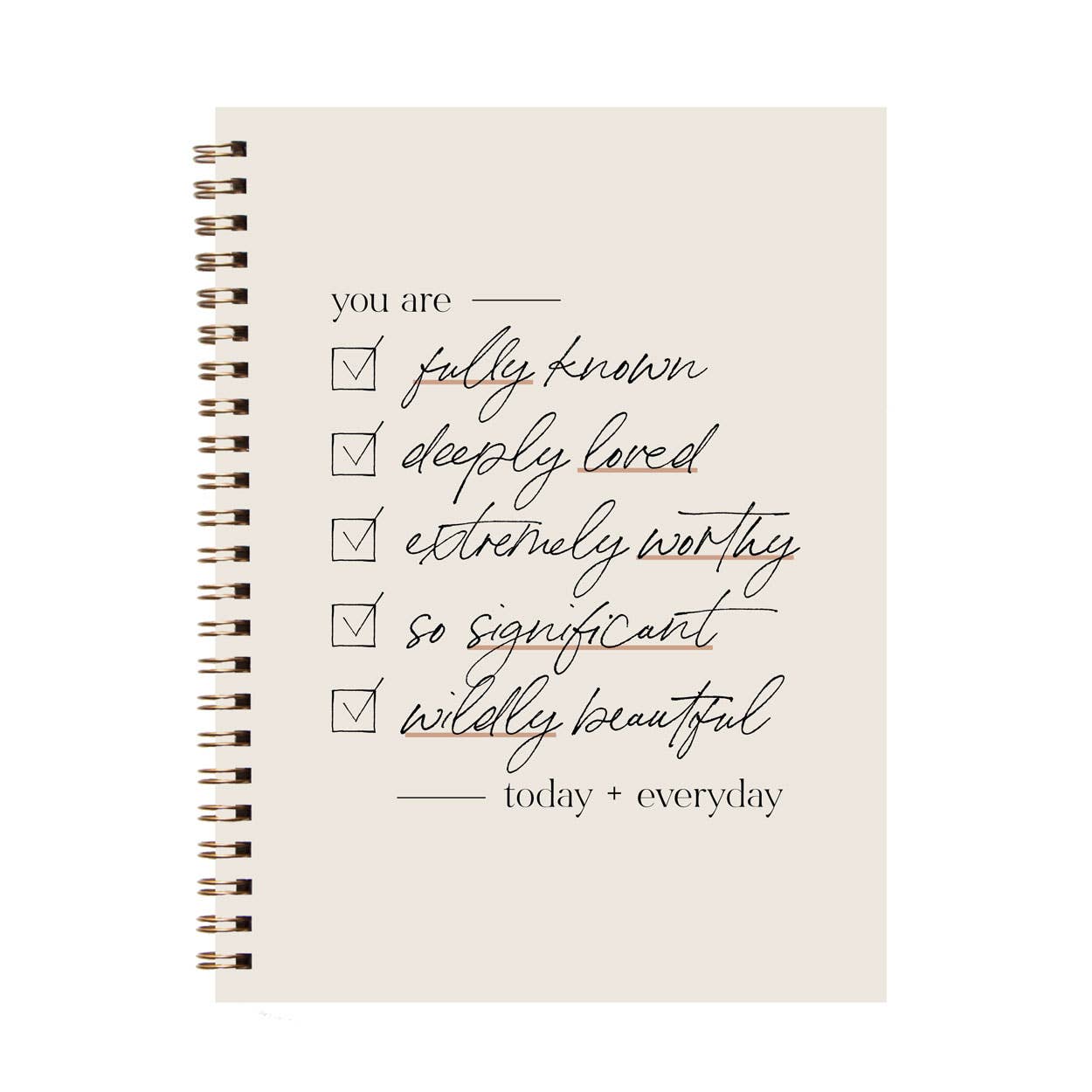 Fully Known Checklist Journal Notebook for Back to School