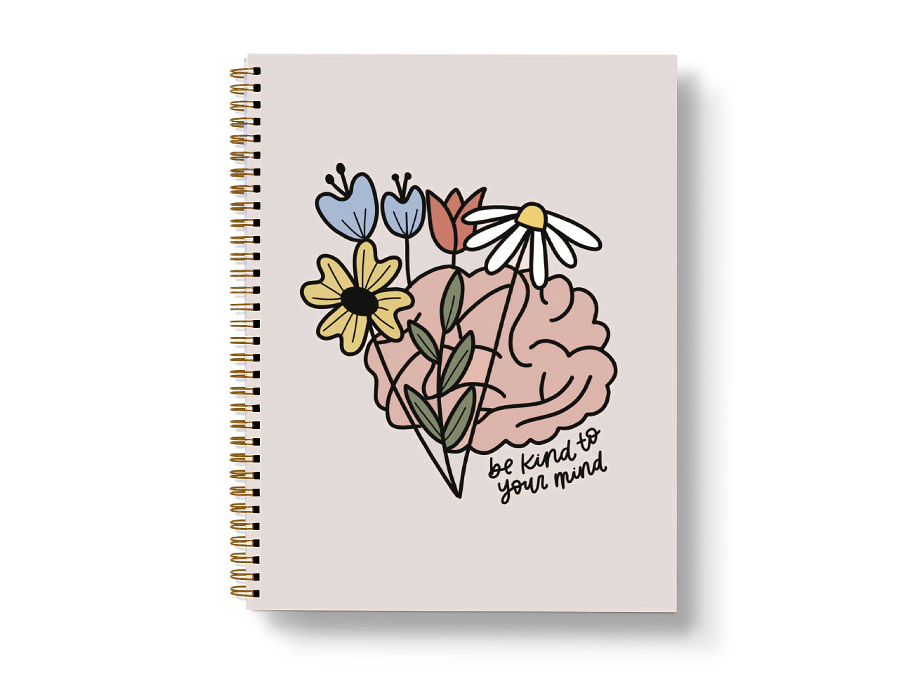 Mental Health Journal | Be Kind To Your Mind Cover