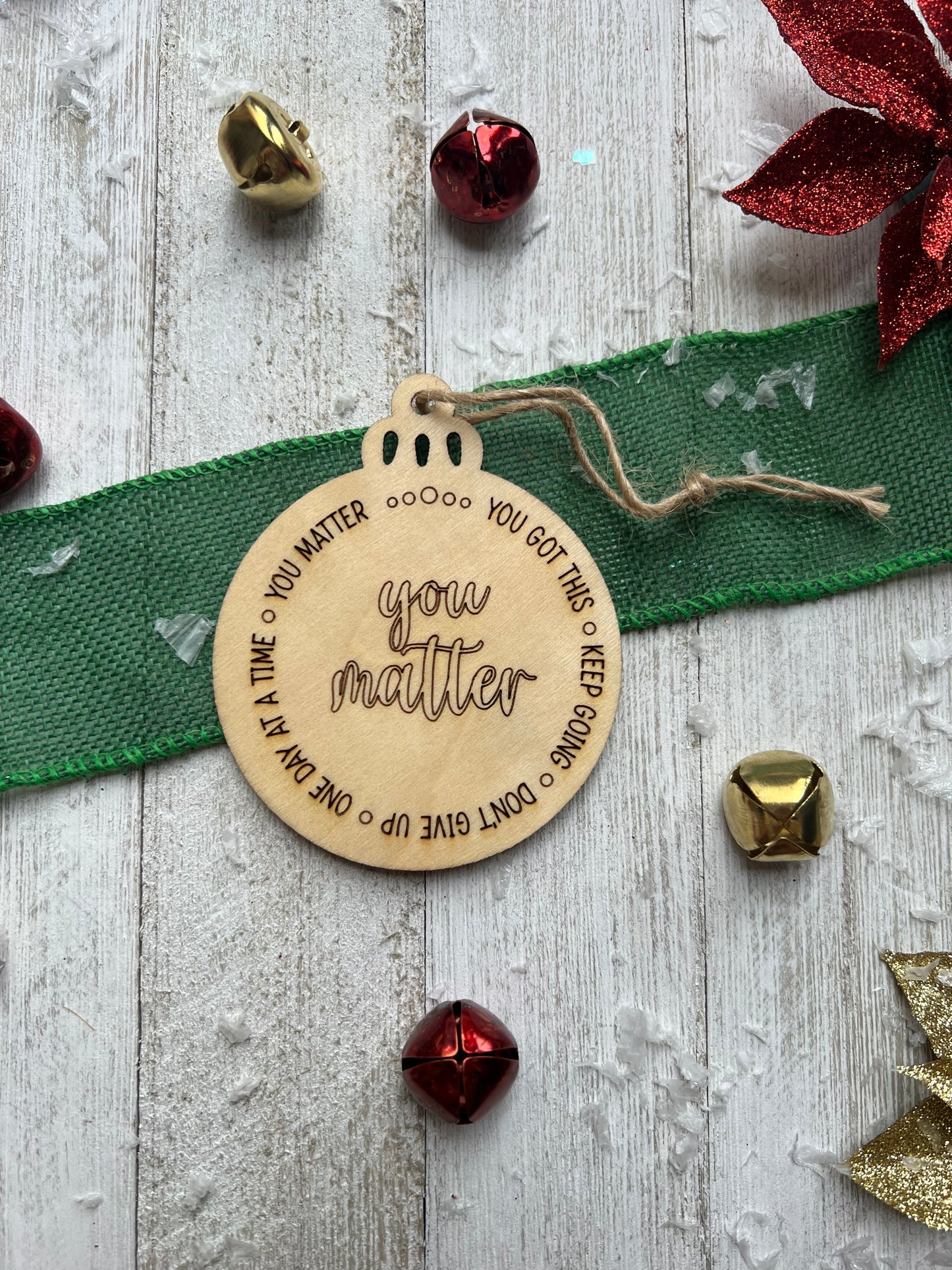 Affirmations Christmas Ornaments (Set of 4)